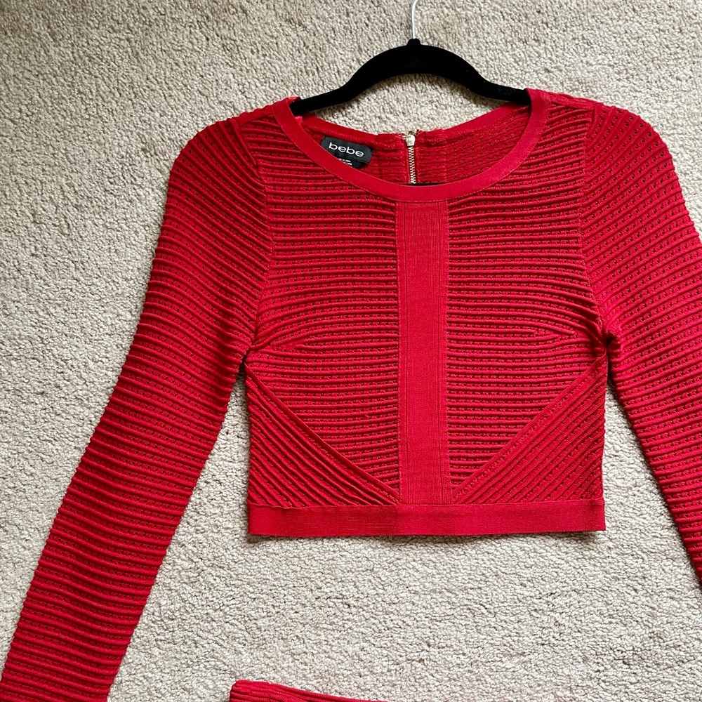 BEBE Knit Skirt and Top Set - Picture 4 of 6